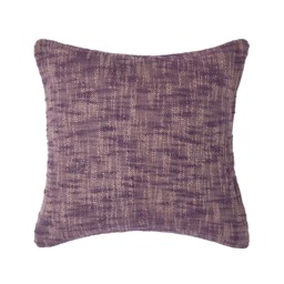 Homescapes Nirvana Cotton Mauve Cushion Cover - 60 x 60 cm Purple Mauve 60 x 60 cm