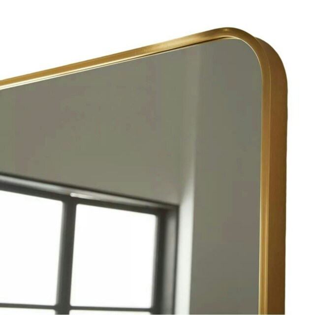 Camden Rectangular Mirror Gold H 150cm x L 85cm x W 3cm 1