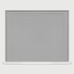 PVC Venetian Blind 150cm x 210cm Grey