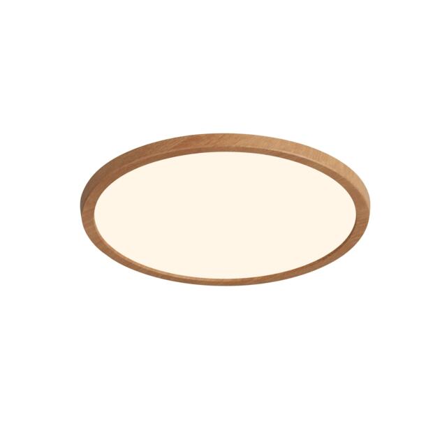 Nordlux Oja Indoor Ceiling Light Brown Plastic Intergrated LED 3-Level Dimming - Mains Powered, IP20