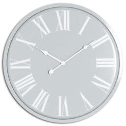 Hill Interiors Rothay Wall Clock - Grey - 80cm x 5cm x 80cm