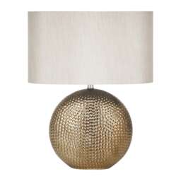 Bronze Dot Textured Ceramic Table Lamp