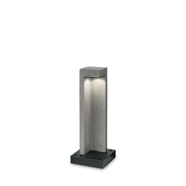 Titano LED 1 Light Bollard Light Granite IP55