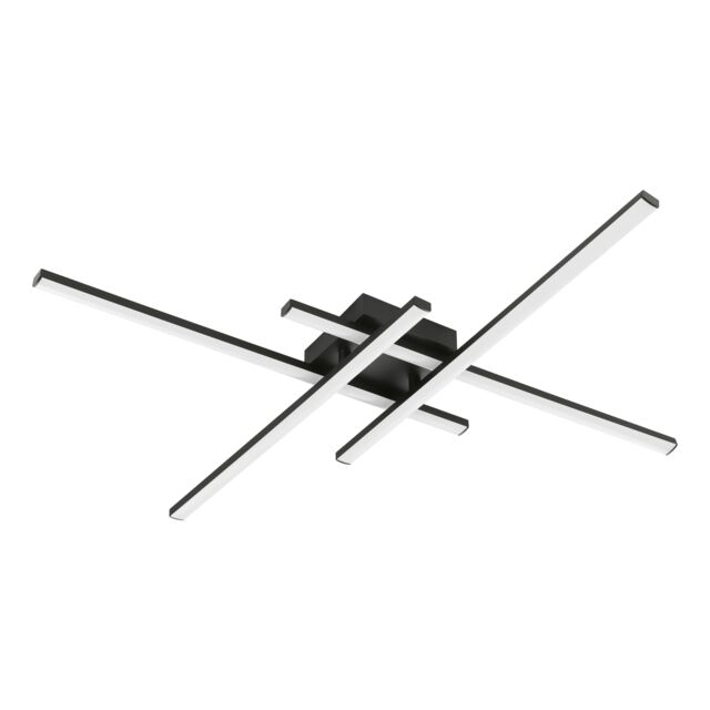 EGLO Vascella Steel & Plastic LED Neutral White Modern Ceiling Light, Square