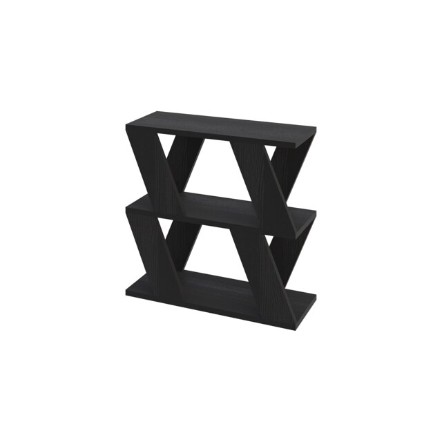 Decortie Lazena 3-Tier Side Table 60x21x55cm Black Wood