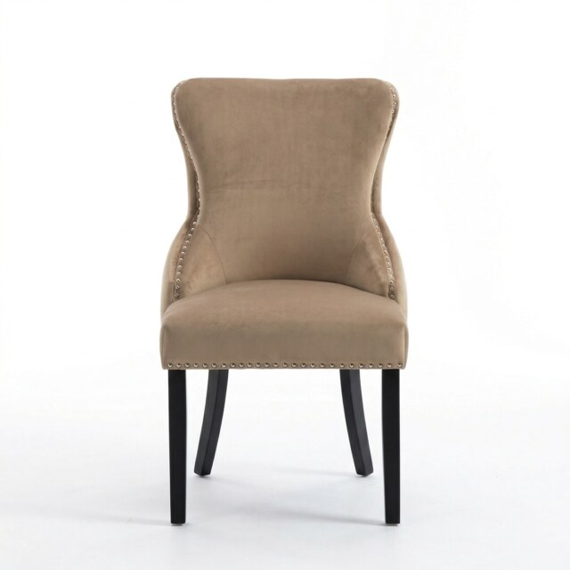 Palata Velvet Fabric Dining Chairs - Set of 2
