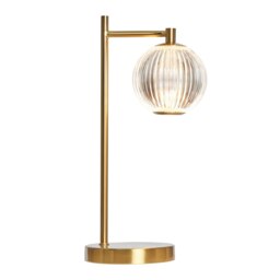 BHS Rimi LED Table Lamp, Satin Brass