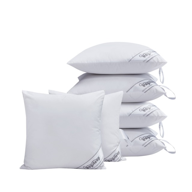 Groundlevel X6 Goose Feather and Down Cushion Inner Pads Premium Fill Ultra Soft White