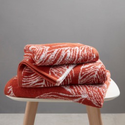 Fusion Matteo Bath Towel Terracotta