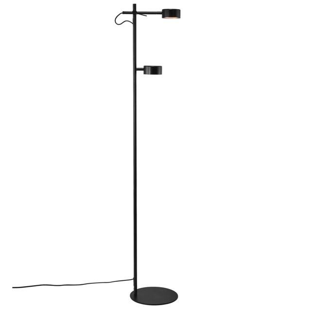 Nordlux Clyde Indoor Floor Lamp Black Metal Intergrated LED 3-Level Dimming - Mains Powered, IP20