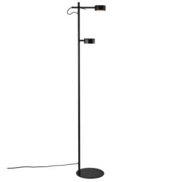 Nordlux Clyde Indoor Floor Lamp Black Metal Intergrated LED 3-Level Dimming - Mains Powered, IP20