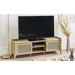 Classic Natural Oak Media Unit Brown One Size 1