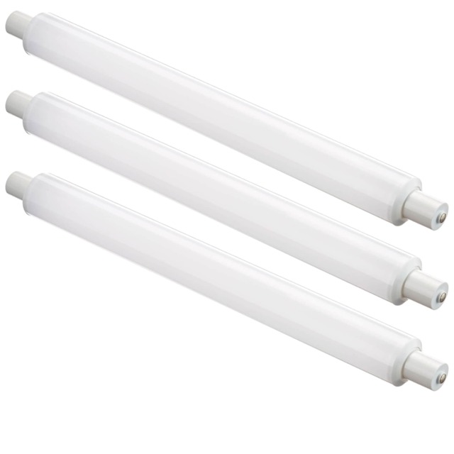 3 x 6W LED S15 284mm Tube Light Bulbs - Cool White