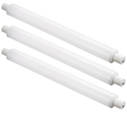 3 x 6W LED S15 284mm Tube Light Bulbs - Cool White
