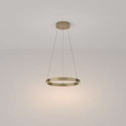 Maytoni Rim Modern Integrated LED Pendant Ceiling Light Brass, 40cm, 3000K
