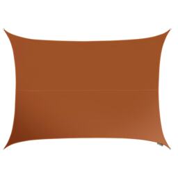 4m x 3m Rectangle Waterproof Terracotta Sun Shade Sail