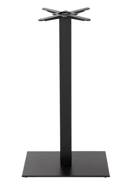 Black cast iron rectangular table base - Single 1050 mm Black