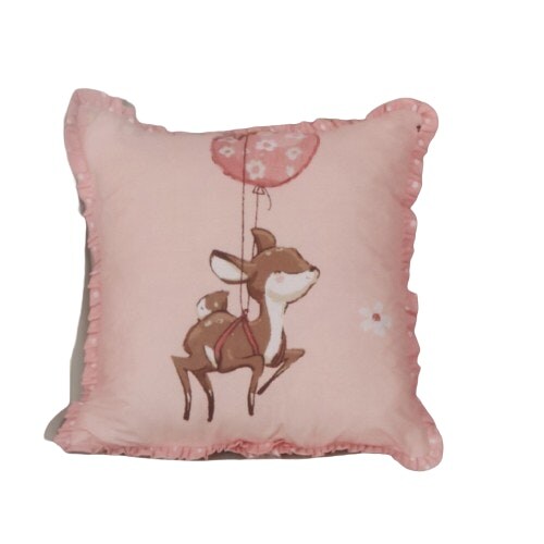 Float Away Cushion Cover with Cusion Pads (43x43 cm) cm) Pink 43 x 43 cm 1