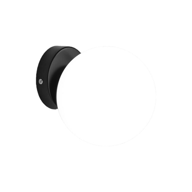 Modern Wall Light Black Wall Lamp Indoor Ball Lamp Shade GU10