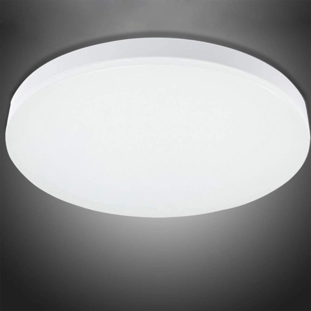 LED Ceiling Light Fixture Cool White Round Flush Mount Ceiling Light White 27cm