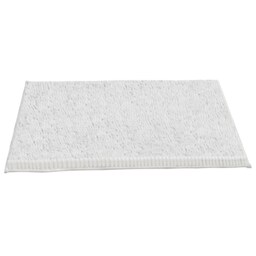 Non Slip Bath Mat Water Absorbent Shower Mats Machine Washable Bathroom Rug, White White