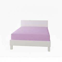 Polycotton Fitted Sheet Extra Deep 40cm Skirt Easy Care Purple Lilac Super King
