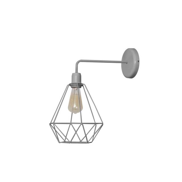 Karo Wall Lamp Grey 35cm