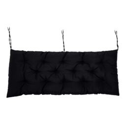 Living and Home Outdoor Waterproof Bench Seat Cushion, 120x50cm, Black