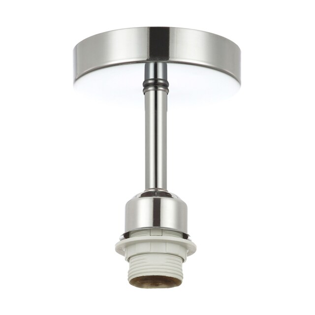 Polished Chrome Plated Ceiling Light Fitting for Industrial Style Light Bulbs Chrome Chrome 1