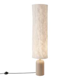 Nordlux Talli Indoor Floor Lamp Brown Tyvek E27 Crinkled Fabric - Mains Powered, IP20
