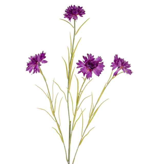 Hill Interiors Cornflower Artificial Plant Purple Purple One Size 1