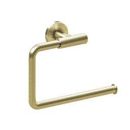 Cosmic Wall Mounted Towel Circular Ring with Gold Brushed for Bathroom 23 cm