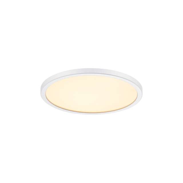 Nordlux Oja Indoor Ceiling Light White Plastic Intergrated LED 25,000hrs - Mains Powered, IP20