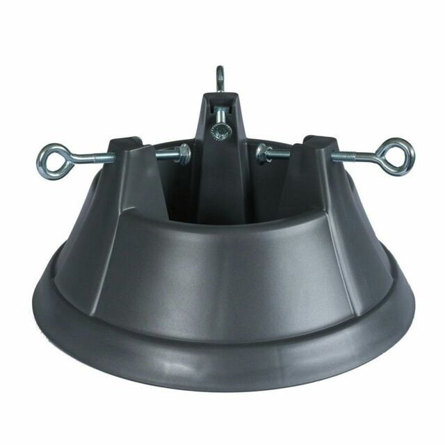 Elho Nordman Anthracite Grey Christmas Tree Stand for Real Trees up to 10ft Tall