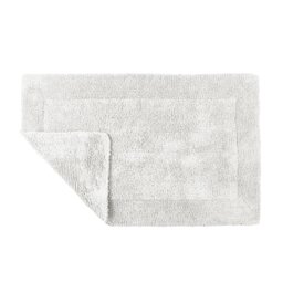Heavyweight Reversible Bath Mat Rug 53 x 85cm - White