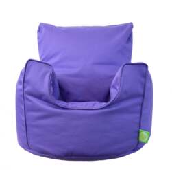 Bean Lazy Cotton Twill Purple Lilac Toddler Size Bean Bag Armchair