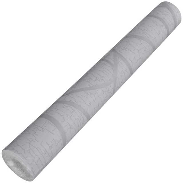 Living and Home 3D Grey Stripe Non-Woven Wallpaper Roll - 950*53cm