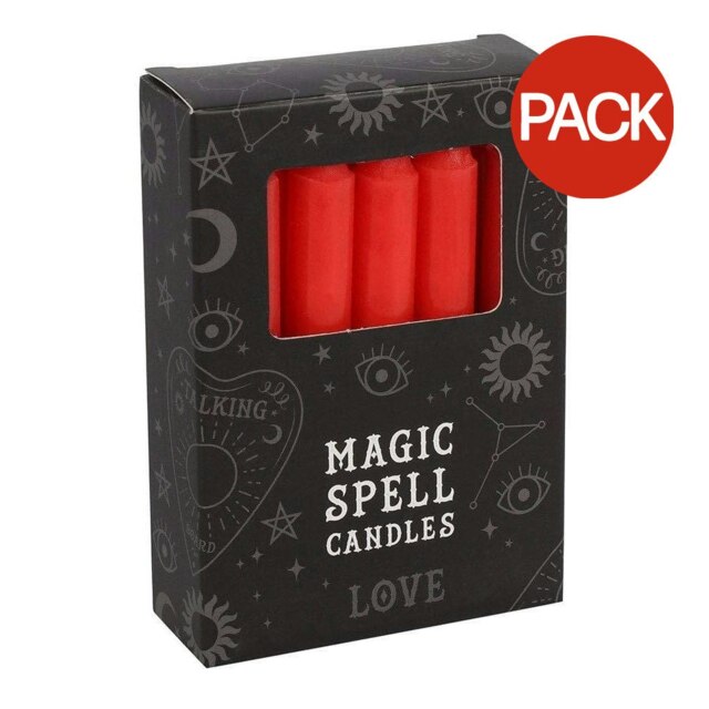 Something Different Magic Spell Candles (Pack Of 12) - Red - One Size