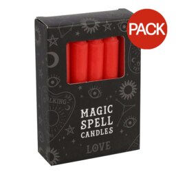 Something Different Magic Spell Candles (Pack Of 12) - Red - One Size