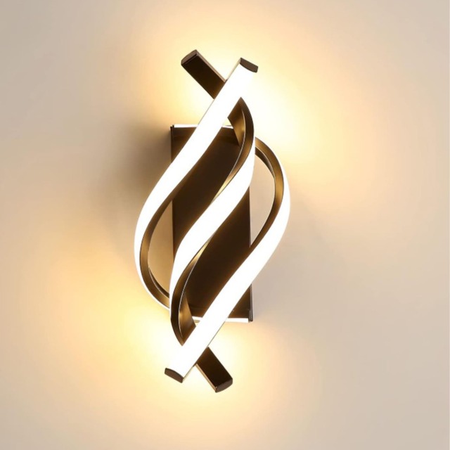 Indoor LED Wall Lamp Creative Spiral
