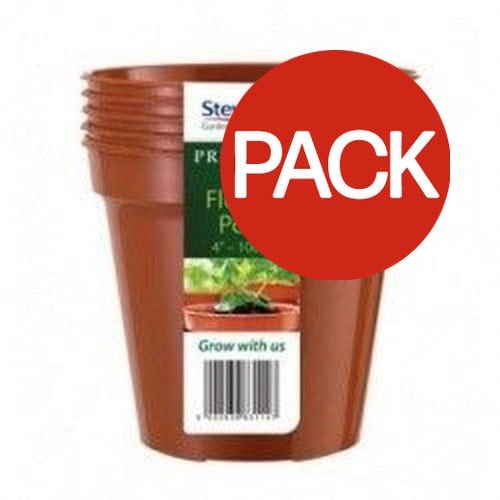 Stewart Plant Pot (Pack of 5) - Terracotta - One Size