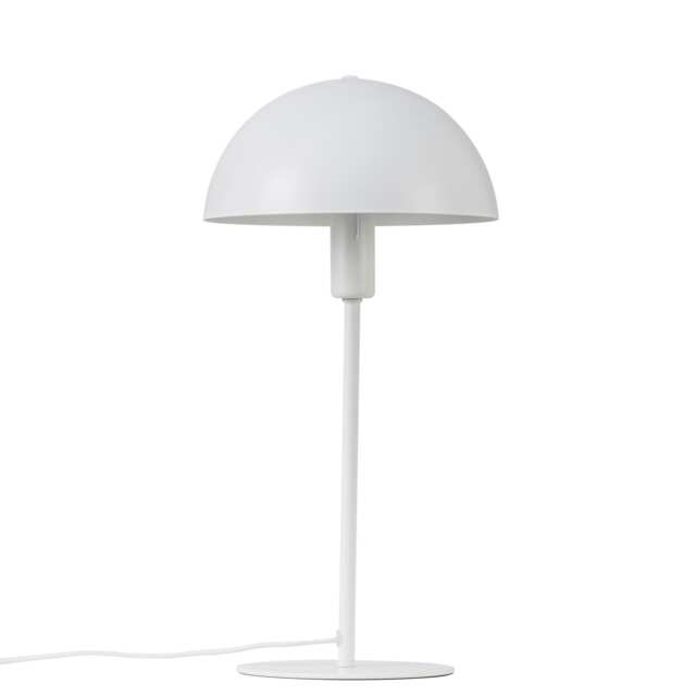 Nordlux Ellen Indoor Table Lamp White Metal E14 Dome Shade - Mains Powered, IP20 White White