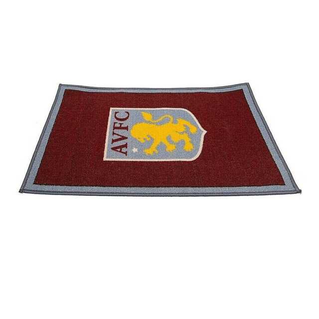 Aston Villa FC Rug - Maroon/Grey/Yellow - One Size