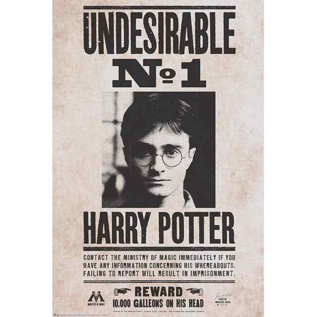 Harry Potter Undesirable No 1 61 x 91.5cm Maxi Poster