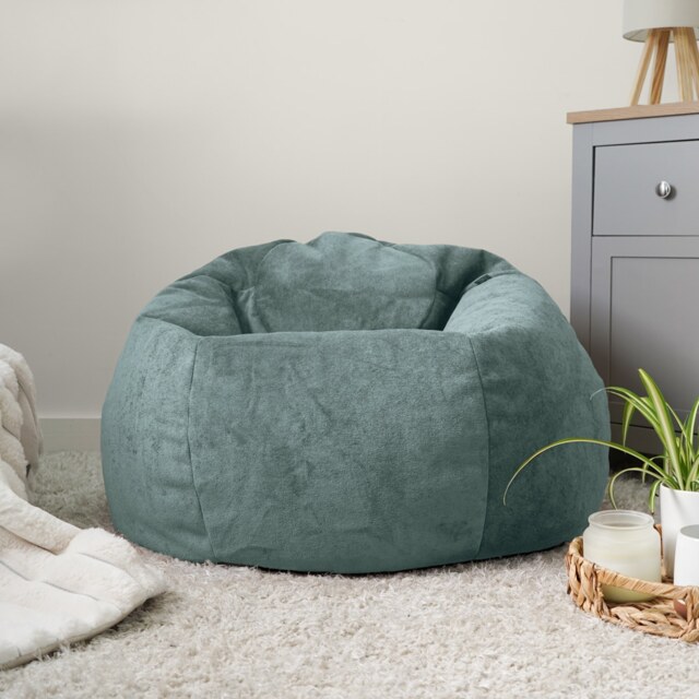 rucomfy Indoor Classic Velora Adult Bean Bag Chair - Bean Bag Seat