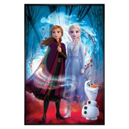 Gloss Black Framed Frozen 2 (Guided Spirit) Maxi Poster Multi