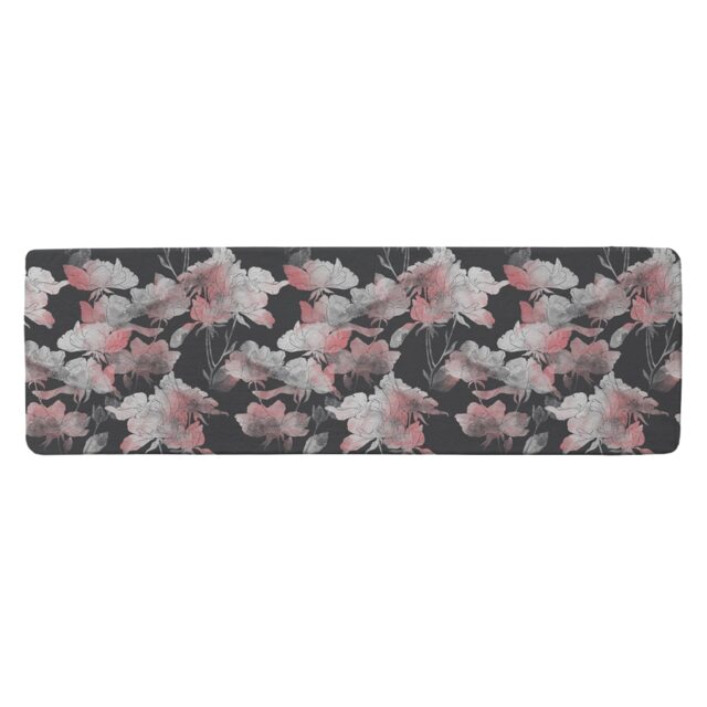 Imprints Flowers And Leaves Of Wild Rose Runner Rug Multi