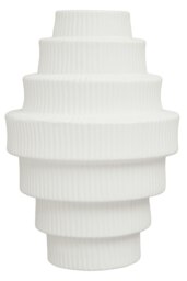 Orsina Versatile And Stylish White Large Vase, Lightweight Flower Ceramic vase, Modern Design Vase For Flowers