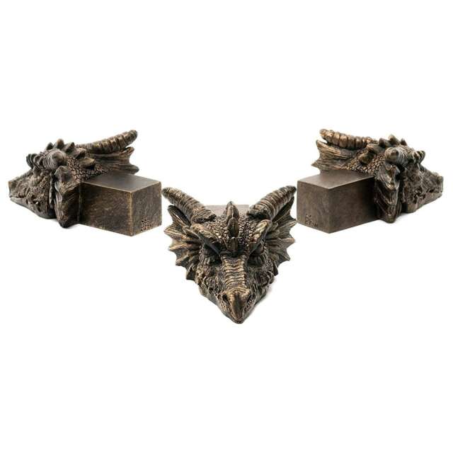 Potty Feet - Bronze - Dragon Garden Décor Set of 3 Multi
