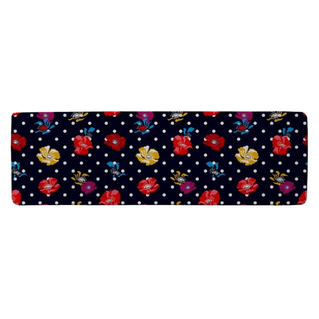 Flowers & Spots Runner Rug Multi
